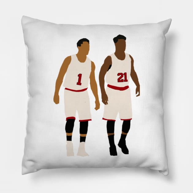 Jimmy buckets and Drose Pillow by VectoredApparel