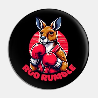 Kickboxing kangaroo Pin