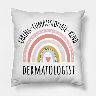 dermatologist rainbow pastel Pillow