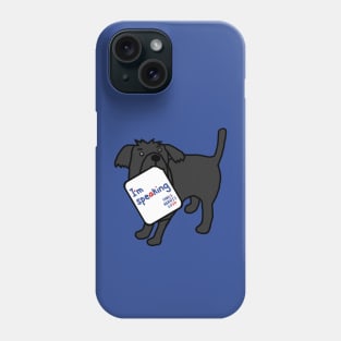 Cute Dog with Kamala Harris VP Debate Quote Phone Case