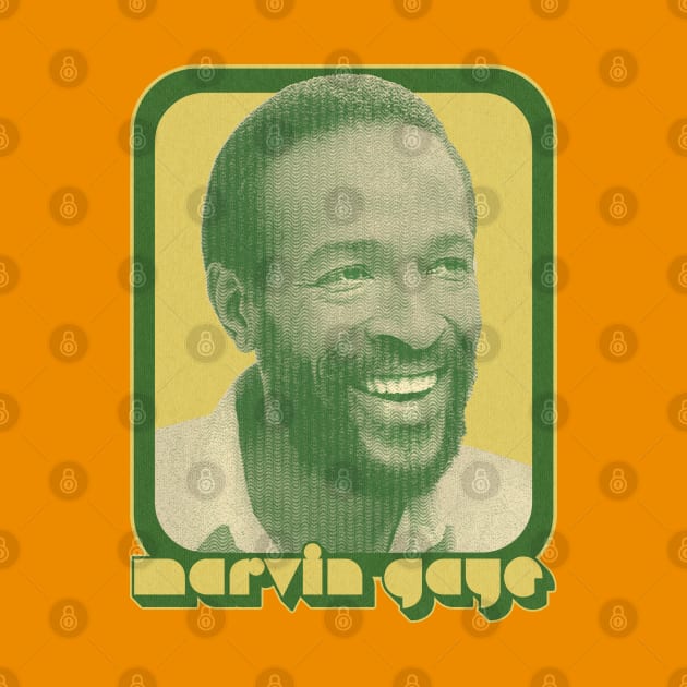 Marvin Gaye / 70s Retro Style Original Design by DankFutura