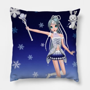 Snow Miku 2019 (Self Design) Pillow