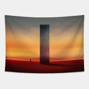 Dreamy Desert abstract lonely landscape Tapestry