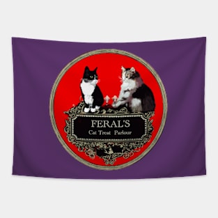 Feral's Cat Treat Parlour Tapestry