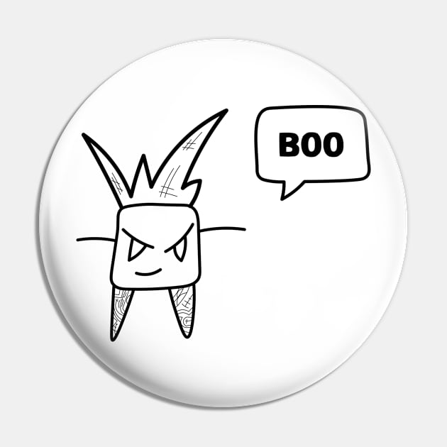 boo Pin by Design4Wizard