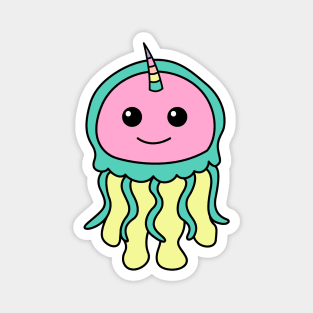 Jellycorn, Jellyfish anf unicorn Magnet