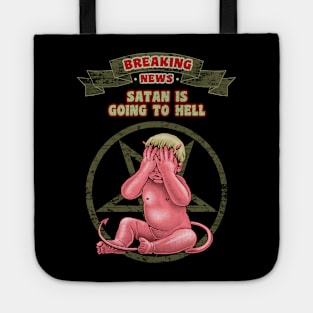 SATAN GOING TO HELL Tote