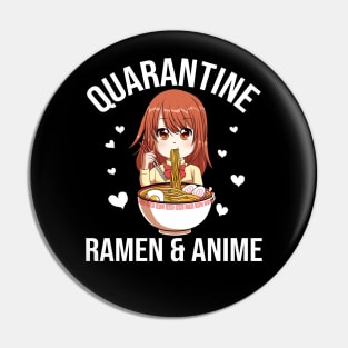 Funny Quarantine Ramen And Anime Gift Pin