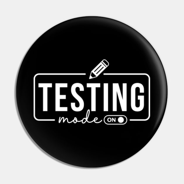 Testing Mode on | Testing Day | Test Day Pin by GreenCraft