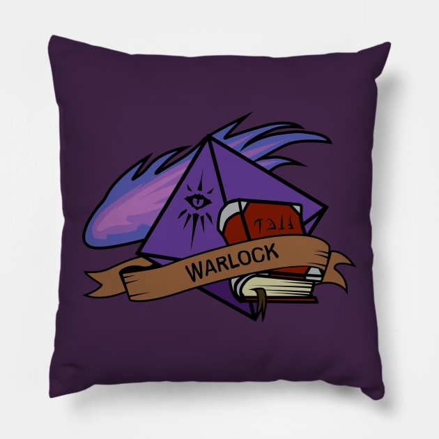 Warlock Class (Dungeons and Dragons) Pillow by Alouna