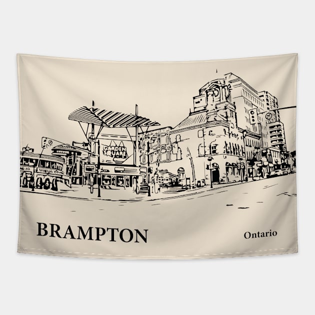 Brampton - Ontario Tapestry by Lakeric