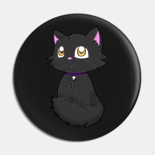 Halloween Kitten Pin