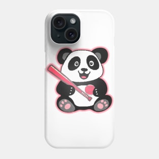 Panda Softball Phone Case