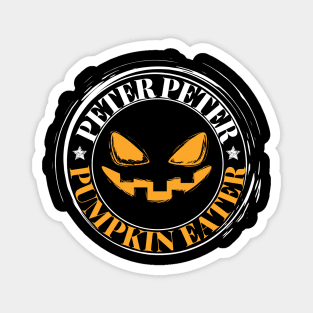 Peter Peter Pumpkin Eater Halloween holiday 2020 cute gift ideas Magnet