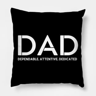 Dependable Dad Definition Pillow