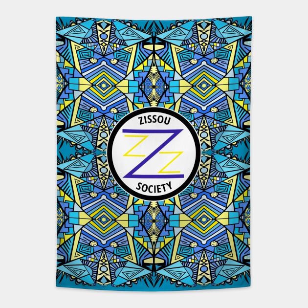 Team Zissou - Life Aquatic - Zissou Society - Fan Art Tapestry by ShawnBallardDesigns