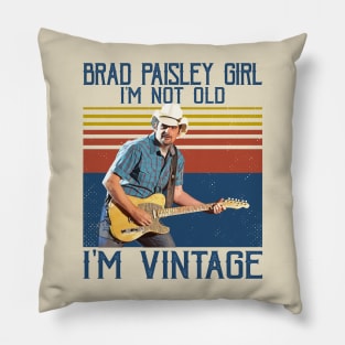 Country Harmony Brad Paisley's Vocal And Guitar Synergy Pillow