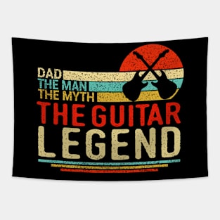 Dad The Man The Myth The Guitar Legend Retiree Guitarist Tapestry