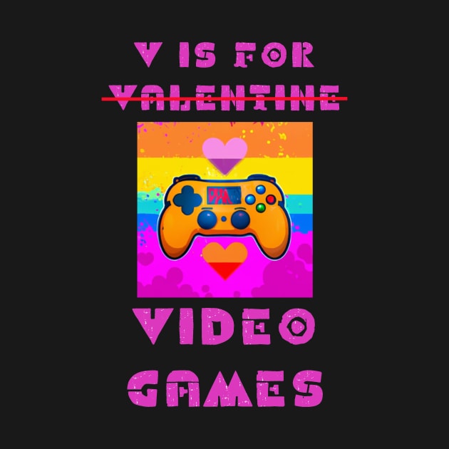 V is for video games by IOANNISSKEVAS