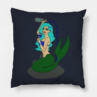 Aquarius Water Astrology Zodiac Sign Mermaid Pillow