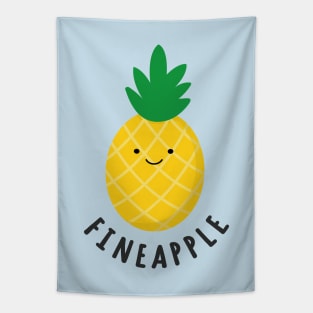 Cute funny pineapple fineapple Tapestry