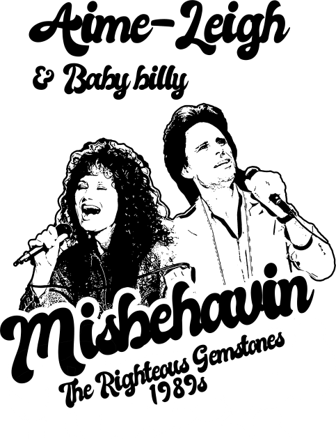 Misbehavin 1989s /// Baby Billy Style Classic Kids T-Shirt by Hand And Finger