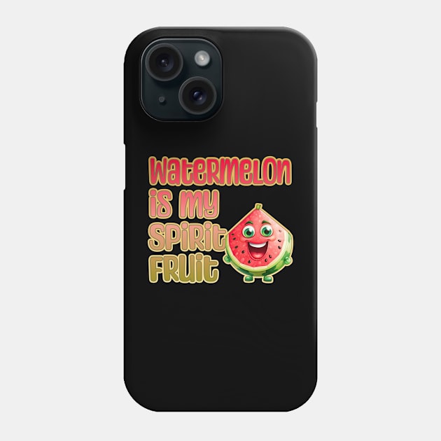 Watermelon is My Spirit Fruit Phone Case by DanielLiamGill