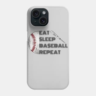 Eat Sleep Baseball Repeat Phone Case