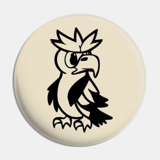 Good Ol' Eagle - If you used to be a Eagle, a Good Old Eagle too, you'll find this bestseller critter design perfect.  (Black) Pin