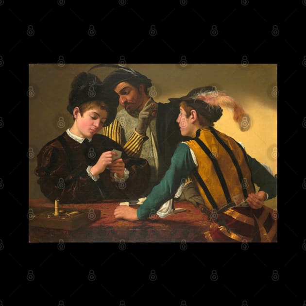 The Cardsharps by Caravaggio by Woodpile