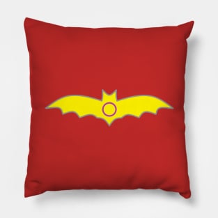 Intersex Pride Flag: Halloween Bat Pillow