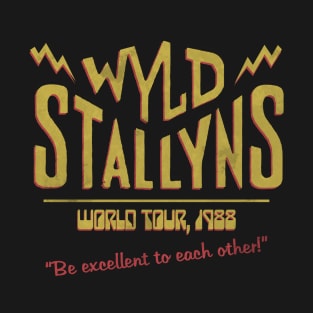 Wyld Stallyns World Tour 1988 T-Shirt