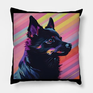 Schipperke in 70's Pillow