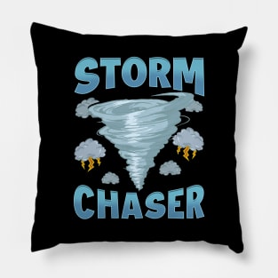 Cute Storm Chaser Severe Weather Tornado Hurricane Pillow