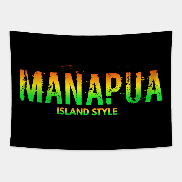 Hawaii Hawaiian manapua T-shirt designs Tapestry by Coreoceanart