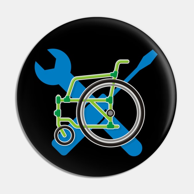 Wheelchair Service Icon Pin by sifis