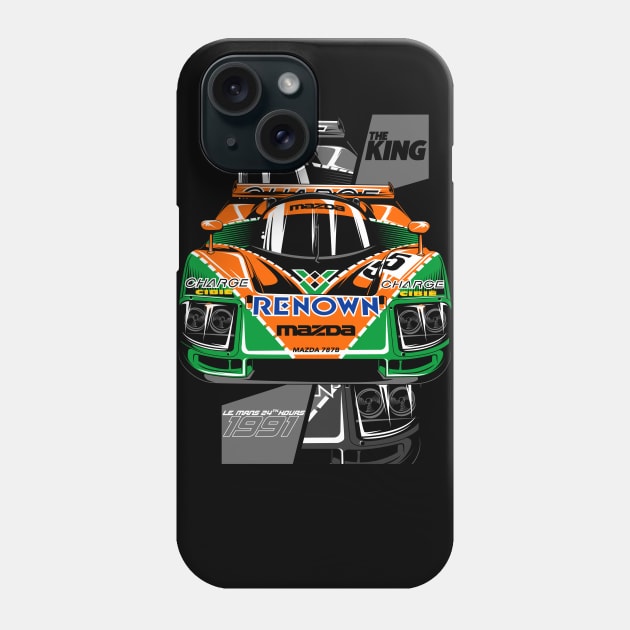 Mazda 787B Le Mans 91 Phone Case by aredie19