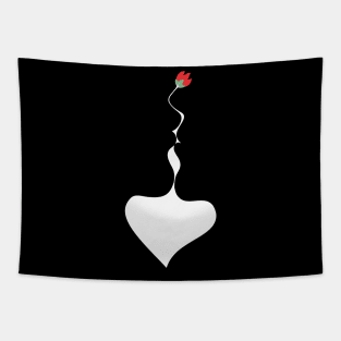 kiss for valentine Tapestry