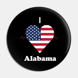 i love alabama Pin