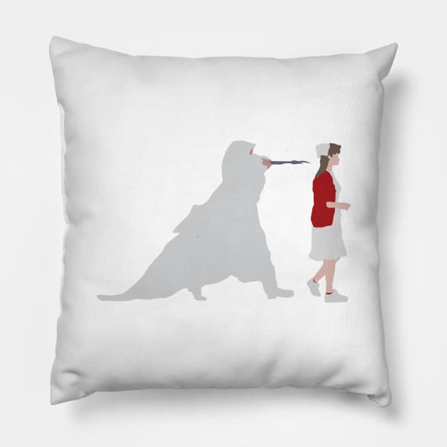 Exorcist 3 Pillow by FutureSpaceDesigns