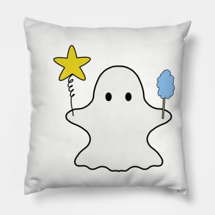 Fairground Ghosts : Star Balloon Pillow