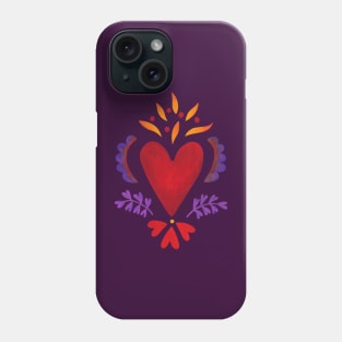 Burning heart Phone Case