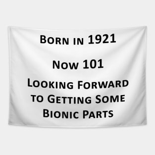 Born in 1921 Now 101 Tapestry