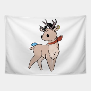 Cute Pirate Deer Chopper Tapestry