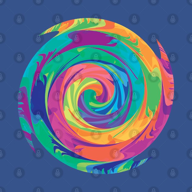 Rainbow Spiral 2 by Bellewood222