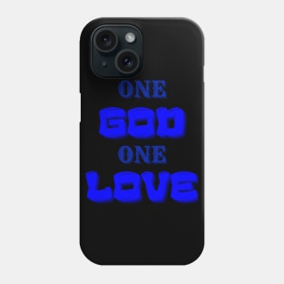 One God One Love - Christian - Ephesians - Love Phone Case