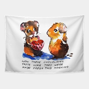 Guinea Pig Valentine Tapestry