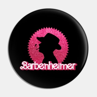 Barbenheimer Glitter Pin