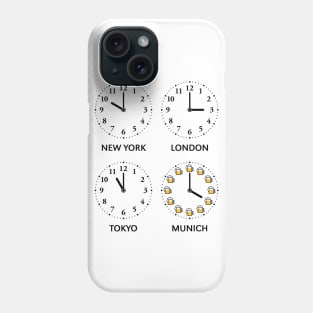 New York – London – Tokyo – Munich (Beer Time) Phone Case