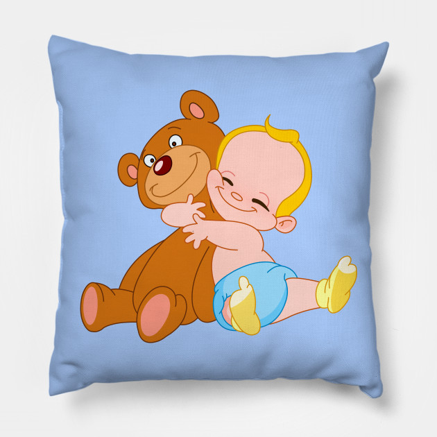 Baby Hug Bear Baby Pillow Teepublic